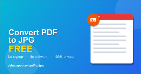 Convert PDF to JPG free online
