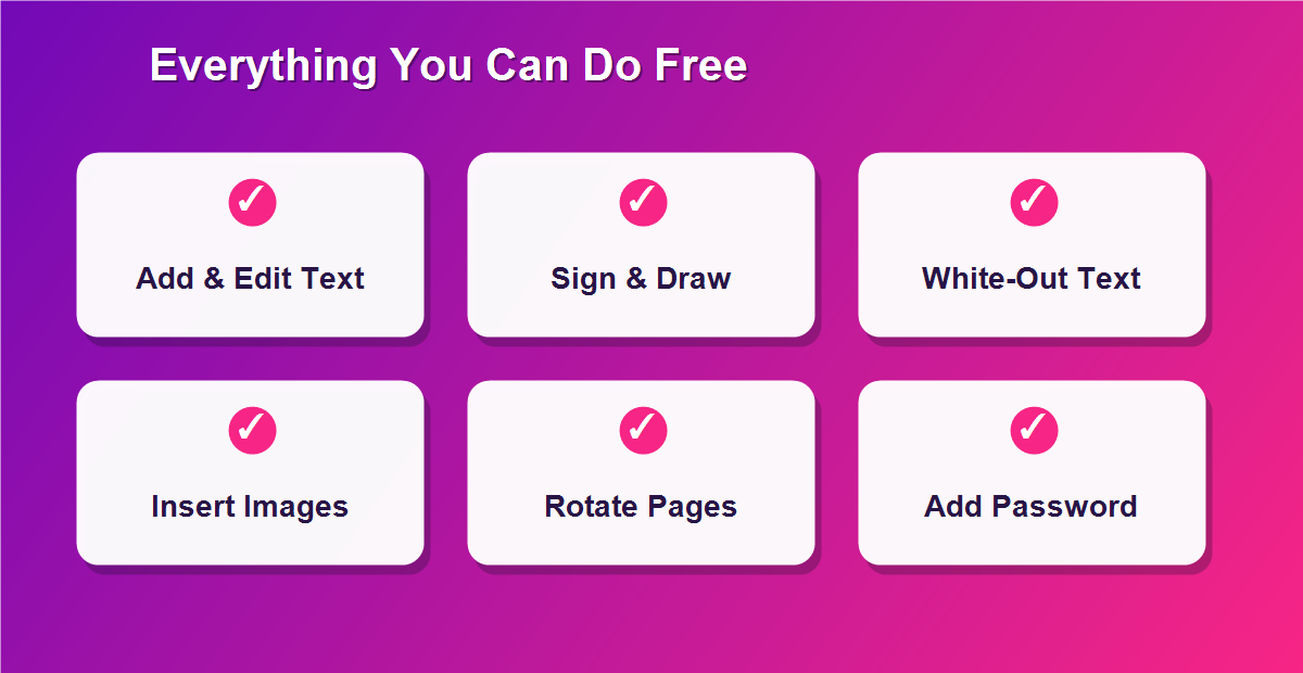 Everything you can do editing a PDF without Adobe Acrobat