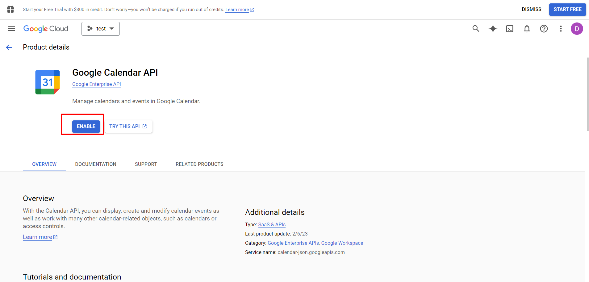 Google Calendar API in laravel