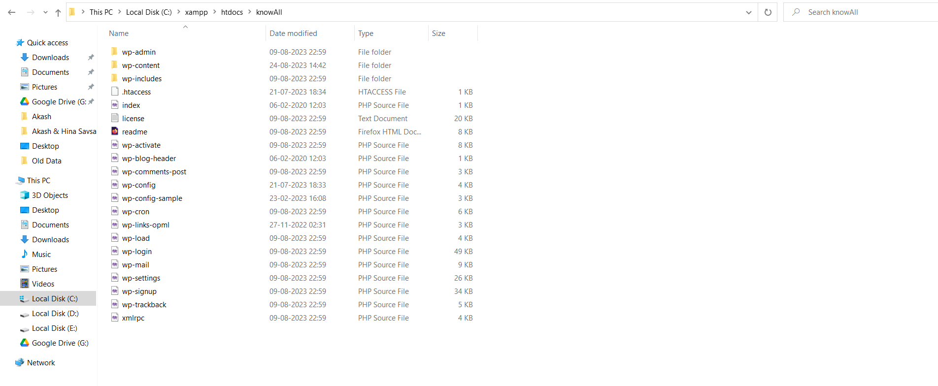 install wordpress Upload WordPress Localhost